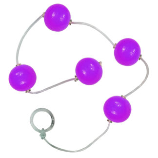 BOLINHA TAILANDESA EM ACRILICO COM CORDA EM SILICONE TAMANHO P EXTASE
