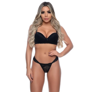 Conjunto Nanda com Detalhes em Renda com Bojo