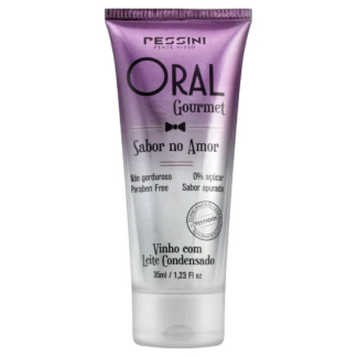 Oral Gourmet Gel Beijável que Esquenta de Vinho com leite condensado