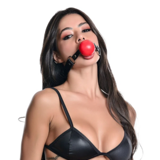Mordaça Sensual Modelo Bola com Regulagem Dominatrixxx