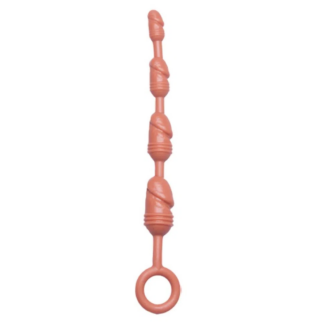 Plug Anal e Vaginal em Silicone Antialérgico Linha Desejo 17,2 cm x 2 cm Hot Flowers