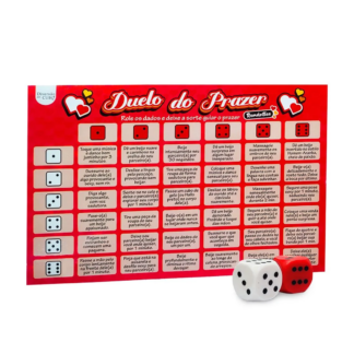 Duelo do Prazer Jogo de Tabuleiro com Desafios Eróticos Diversão ao Cubo