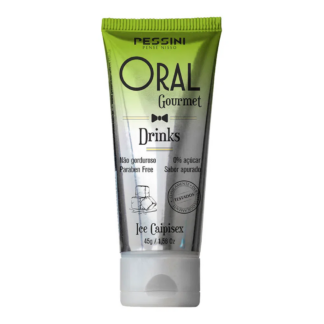 ORAL GOURMET GEL BEIJÁVEL QUE ESFRIA DE ICE CAIPISEX 35ML/45G PESSINI