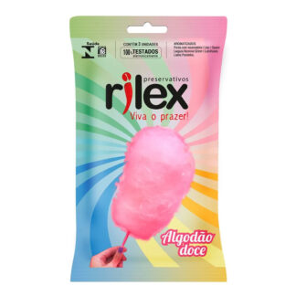 Preservativo Lubrificado com Aroma de Tutti Frutti 3 Unidades Rilex