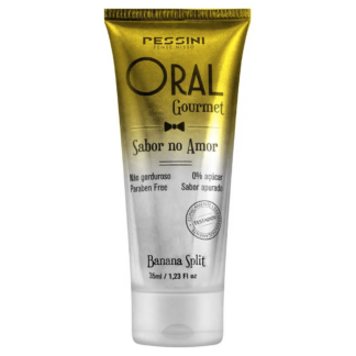 ORAL GOURMET GEL BEIJÁVEL QUE ESQUENTA DE BANANA SPLIT