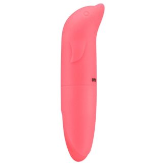 VIBRADOR PONTO G AVELUDADO COM FORMATO GOLFINHO