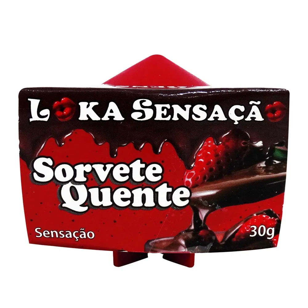 Vela Beijável Sorvete Quente 30g (ST148)