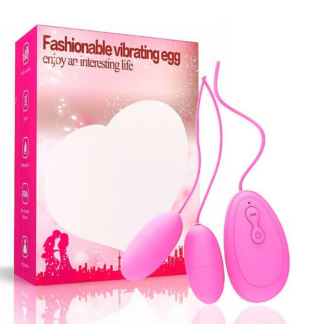 Fashionable Vibrating Egg Green Baby Bullet com Cápsula Dupla Sexy Import