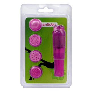 Vibro Mini Massageador com 4 Capas Estimuladoras Miss Collection