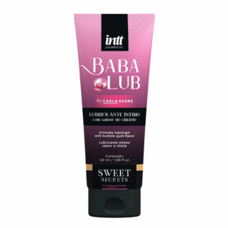 Babalub Lubrificante Beijável à Base d'Água 50ml Linha Sweet Secrets Intt