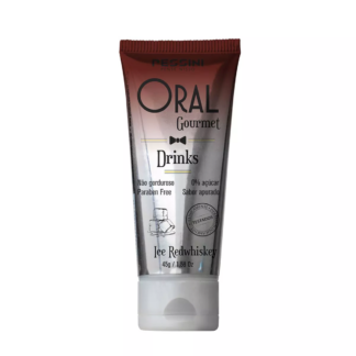 Oral Gourmet Gel Beijável que Esfria de RedWhiskey 35ml/45g Linha Drinks Pessini