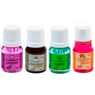 ÓLEO PARA MASSAGEM SENSUAL HOT 15ML CHILLIES