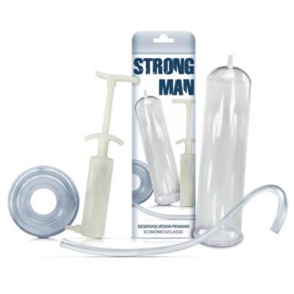 Strong Man Economico Desenvolvedor Peniano com Seringa Perolada