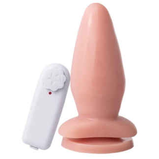 Mon Plaisir Plug Anal com Vibro e Ventosa 14cm Soulsex