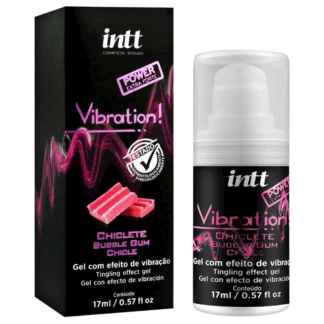 Vibration Gel Excitante que Vibra Sabor Chiclete 17ml Intt