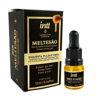 Meltesão Estimulante Unissex Beijável que Esquenta, Pulsa e Vibra 12ml Intt