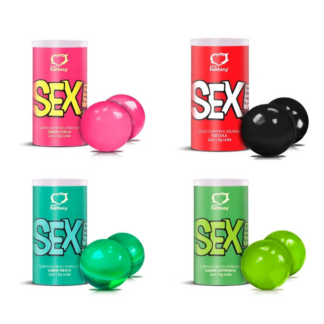 Bolinha  ICE CÁPSULAS BEIJÁVEIS COM 2 UNIDADES SEXY FANTASY