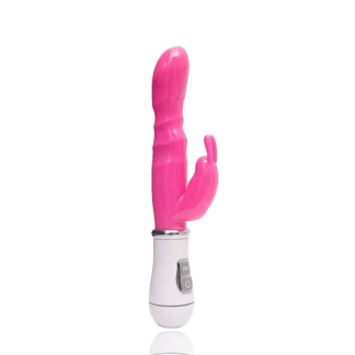 Vibrador Feminino com Plug Lateral Thumper Ponto G com 8 Funções